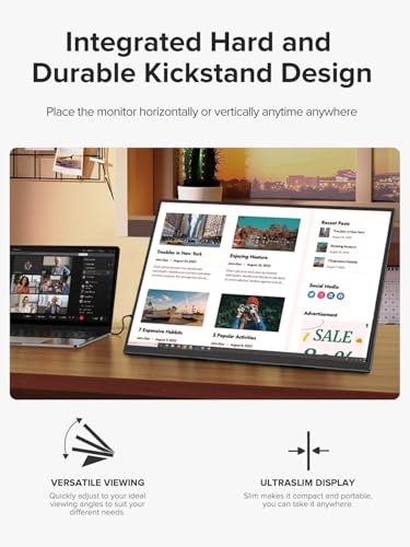 Portable Monitor 18.5 inch 120hz for Laptop