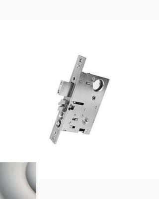 Baldwin 6320.150.L Left Handed Handleset and Knob Entrance Mortise Lock with 2-1/2-Inch Backset, Satin Nickel