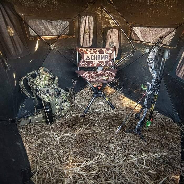 Chama Folding Swivel Chair - Camo