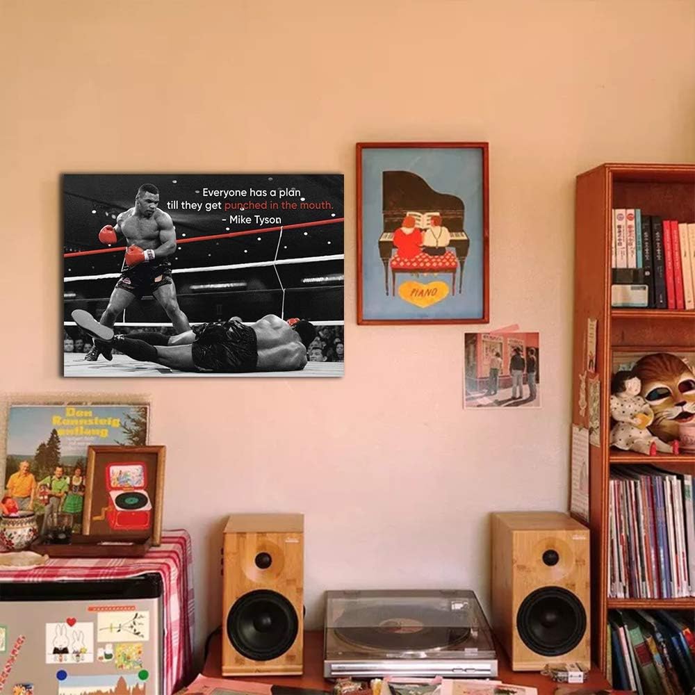 JUSTBR Canvas Wall Art Basketball Players Pictures Painting Sports Posters Artwork Home Decor for Basketball Fan Memorabilia Gifts Living Room