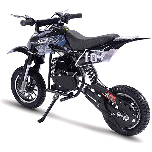 XtremepowerUS 49CC 2-Stroke Gas Power Mini Pocket Dirt Bike Dirt Off Road Motorcycle Ride-on (Blue)