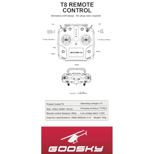 Hanll RC Helicopter Goo-Sky Legend S1 3D Model &ndash