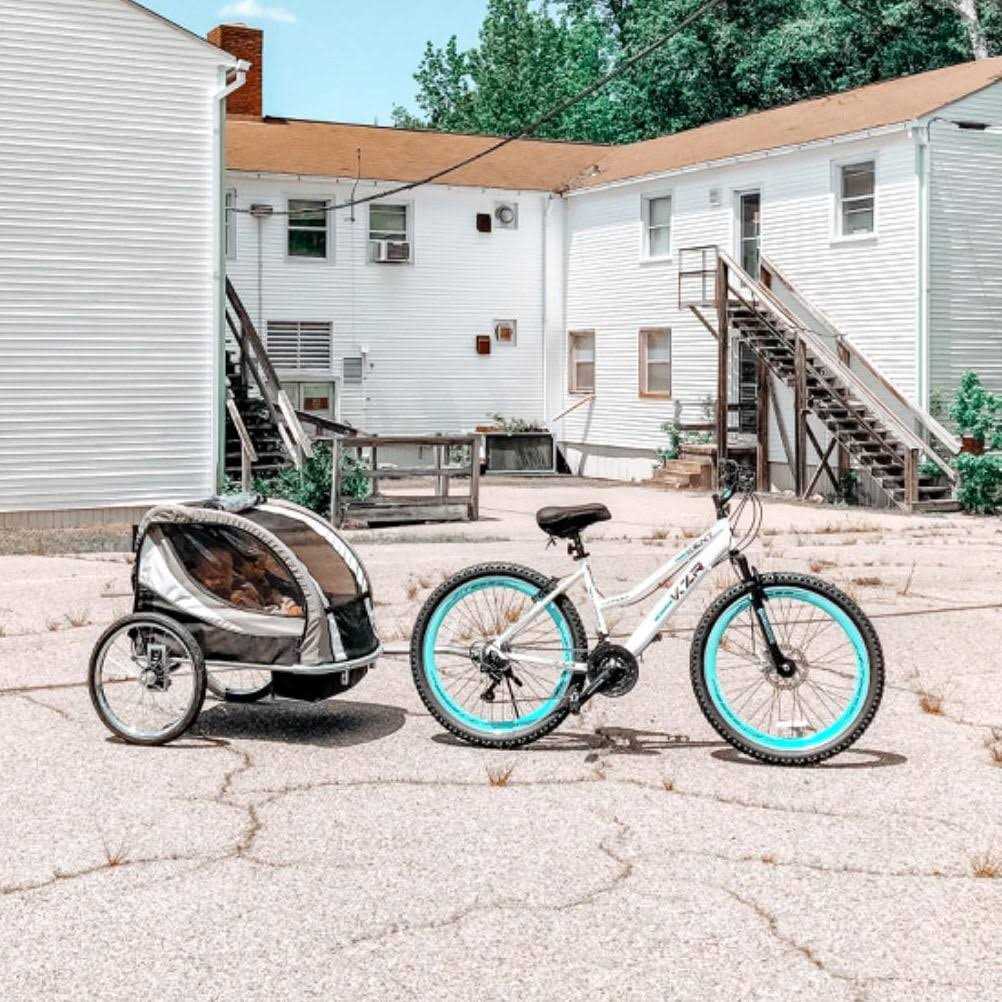ClevrPlus Deluxe 3-in-1 Double Seat Bike Trailer Stroller Jogger for Kids - Sports Supplies Online Store