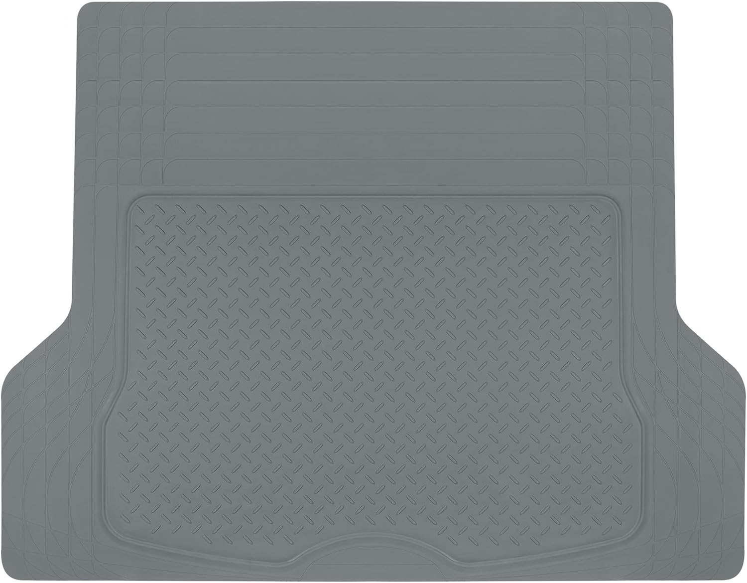 Heavy Duty Cargo Liner Floor Mat-All Weather Trunk Protection, Trimmable to Fit & Durable HD Rubber Protection for Car SUV Sedan Auto