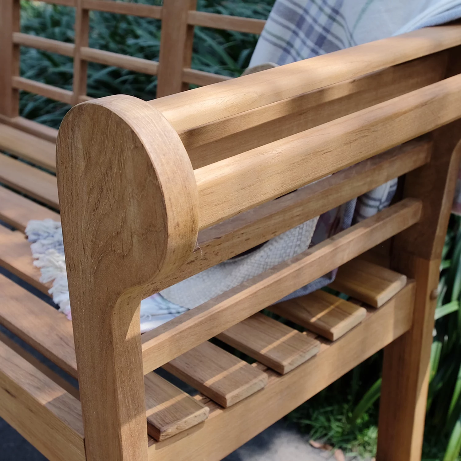 Cambridge Casual Willem Outdoor Teak Bench - Brown
