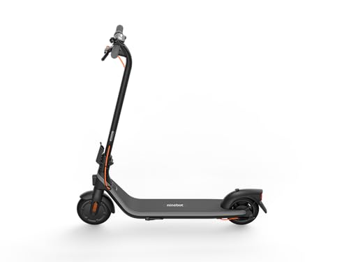 Segway Ninebot E2 Plus Electric KickScooter- 300W Brushless Motor, Up to 15.5 Mile Range & 15.5 MPH, 8.1" Shock-Absorbing Tires