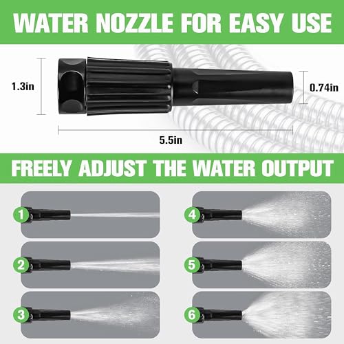 100FT Stainless Steel Garden Hose - Heavy Duty, Kink & Tangle Free, Bite Proof, Puncture Resistant with Connectors