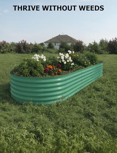 10x4x1.5ft Raised Garden Bed,Galvanized Raised Planter Boxes Outdoor with Easy Assembly, Large Garden Bed for Vegetables, Fruits, Flower