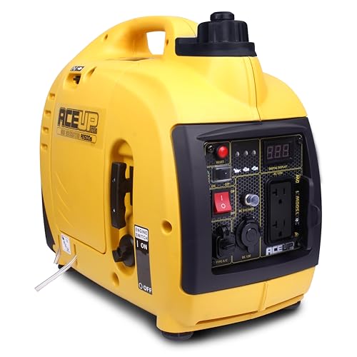Aceup Energy 1,200W Gas Powered Generator, Small Portable Generator for Home Use Camping Ultralight, EPA & CARB Compliant