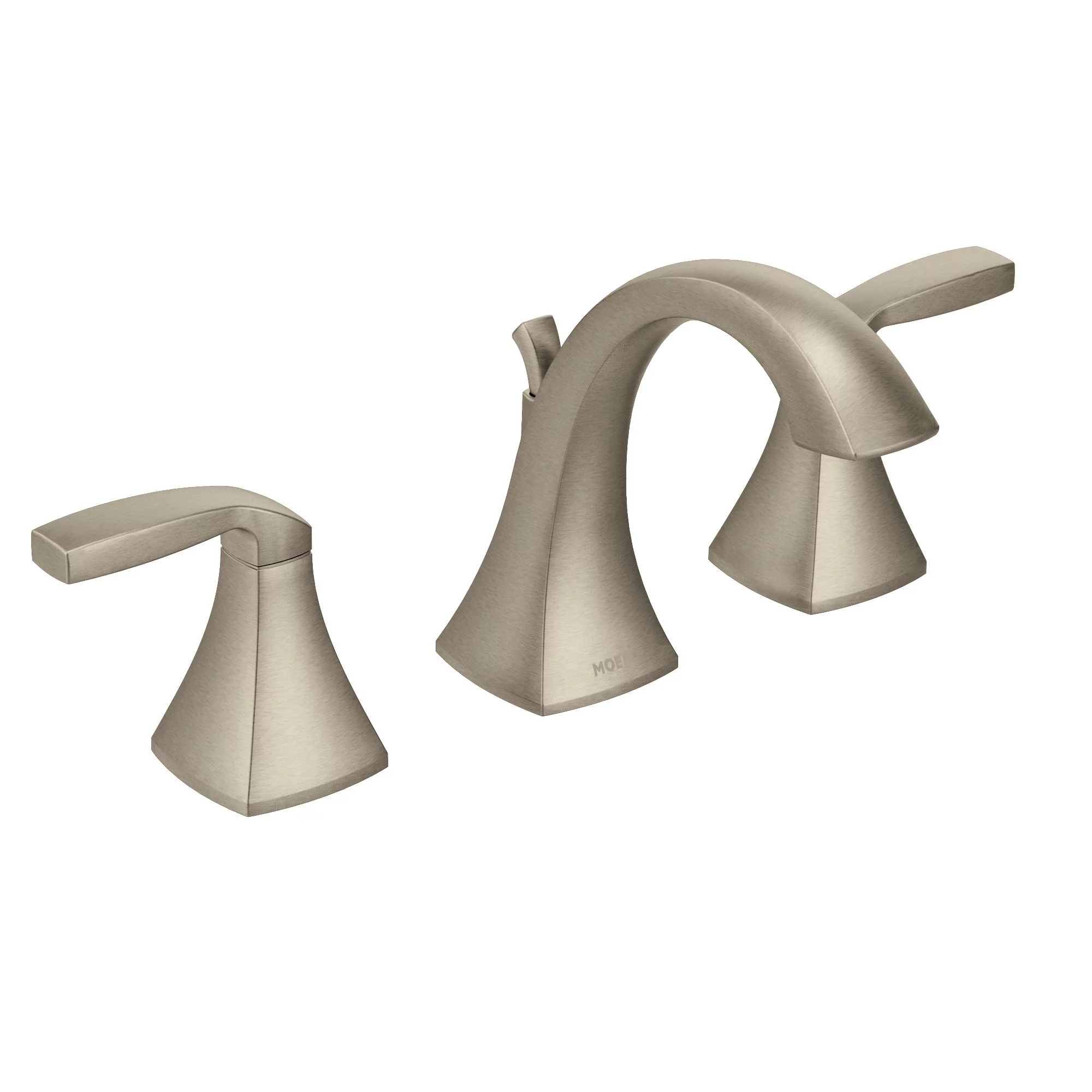 Moen T6905BN-9000-L Moen Voss High Arc Lav Faucet Kit with valve 9000 Brushed Nickel Lowe's Exclusive