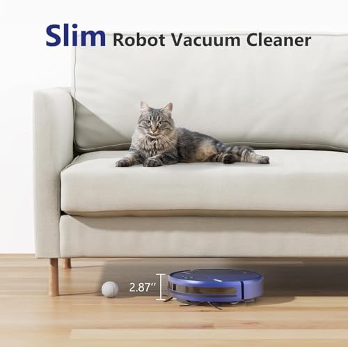 Robot Vacuum and Mop Combo, Automatic Slef-Cleaning Robotic Vacuum Cleaner for Pet Hair, Smart 2 in 1 Mopping Robot Vacuum with Schedule