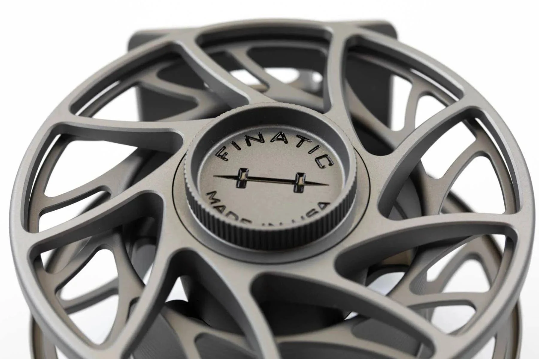 Hatch Gen 2 Finatic 3 Plus Fly Reel, Gray/Black, Large Arbor