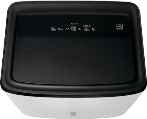 Frigidaire 50-Pint Portable Dehumidifier with Wi-Fi and Energy Star Certification for Medium/Large Rooms & Basements, Custom Humidity Control