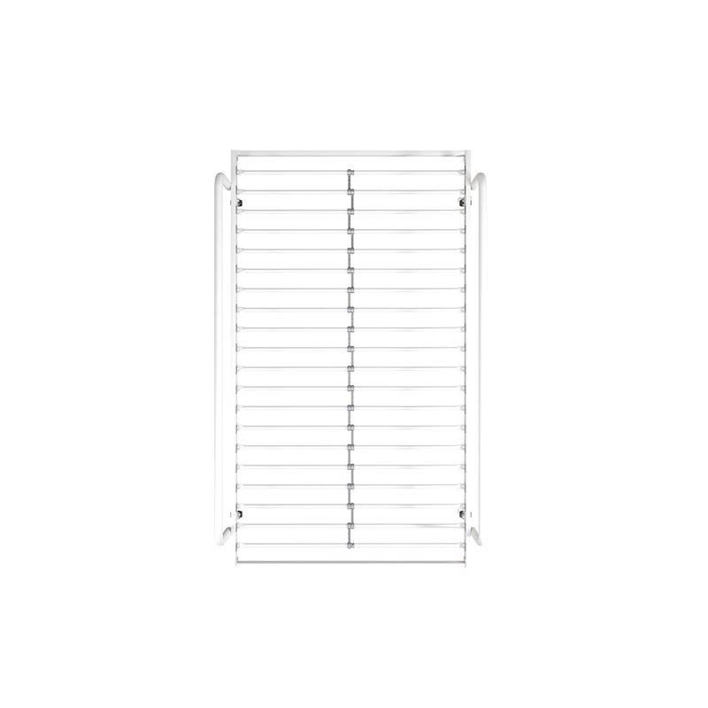 DHP Noah Round Tube Twin Trundle for Daybed in White - DE24947