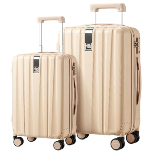 Hanke 29 Inch Luggage Suitcases With Spinner Wheels Lightweight PC hardside Rolling Suitcase With Travel Lock, Checked-Large 29-Inch(Blackish Green)
