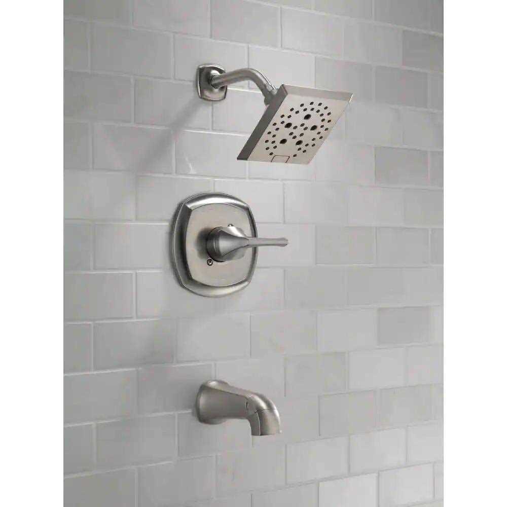 Delta Portwood Single Handle 5 Spray Tub and Shower Faucet with H2Okinetic - Shop Hardware Tools Online Store