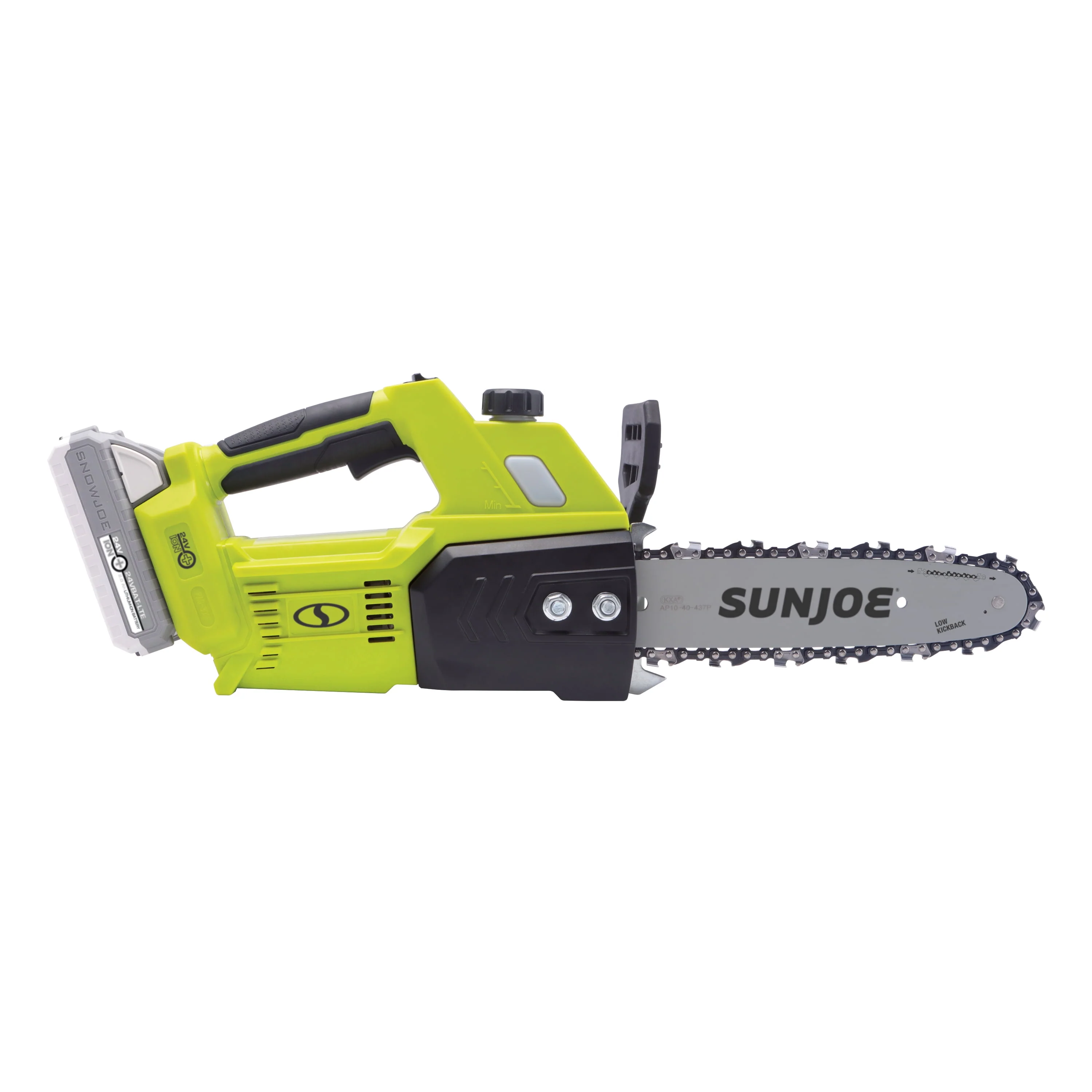 Sun Joe 24V Cordless 10-inch Chainsaw, 4.0-Ah Battery & Charger