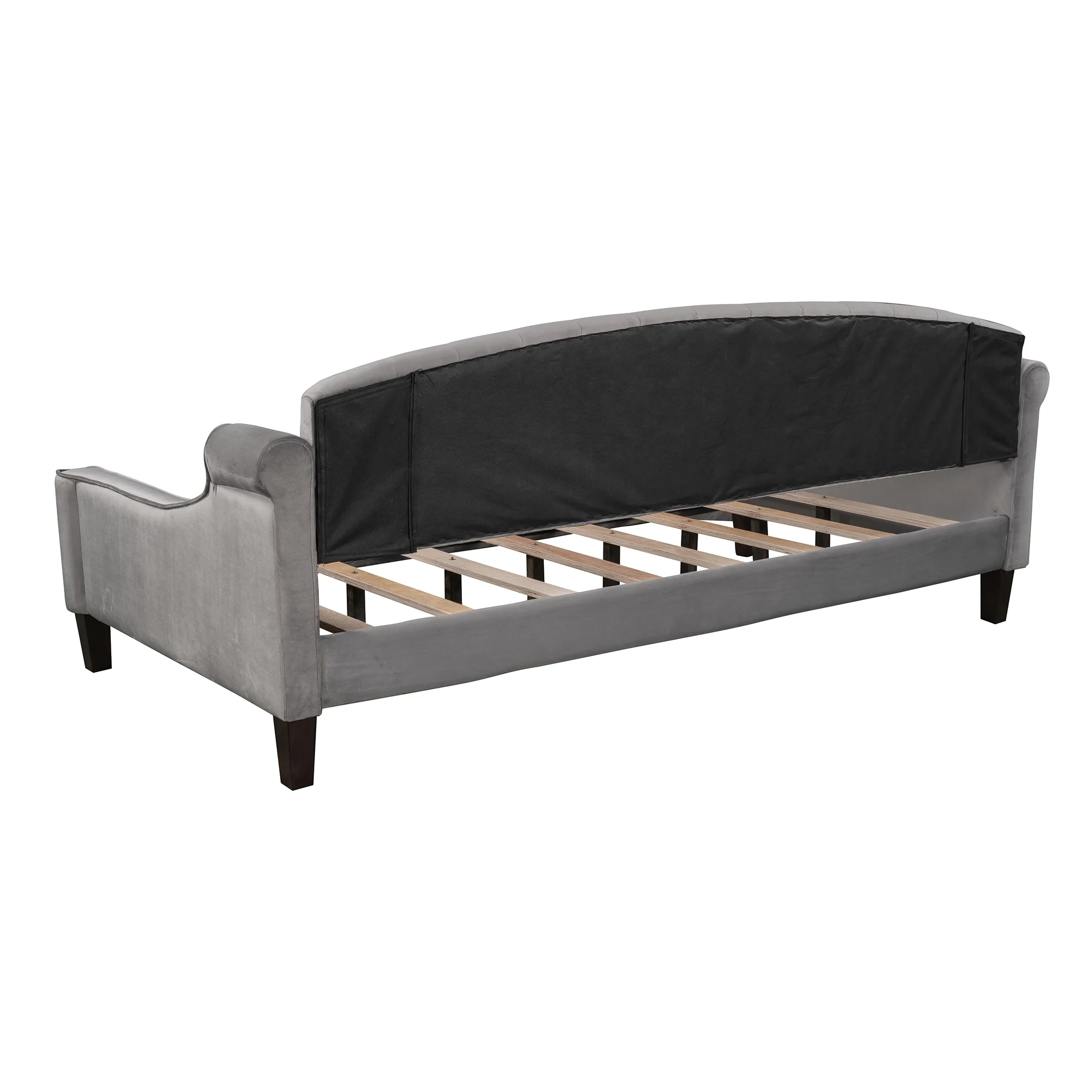 Euroco Twin Size Tufted Button Daybed, Gray