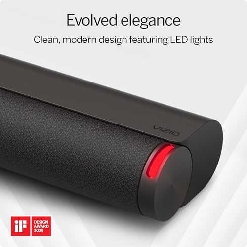 VIZIO 5.1.2 Elevate SE Soundbar, Wireless Subwoofer, Surround Sound w/Dolby Atmos & DTS:X, Bluetooth Speaker, QuickFit™ Compatible – SL512X-08 (New