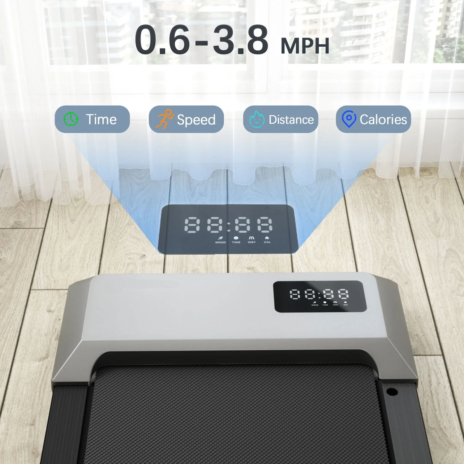 Superun Walking Pad Treadmill 2.5Hp