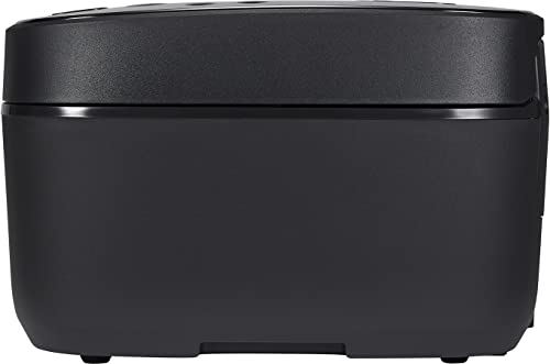 Zojirushi NW-QAC10 5.5-Cup Capacity Flat-Top Induction Cooker and Warmer with Custom Cooking Pan, Double Non-Stick Coating for Easy Clean-Up (Black)