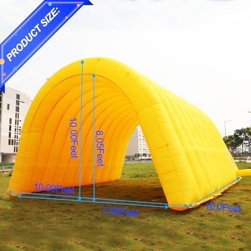 Inflatable Tunnel Sports Tunnel Entrance with Blower Football Tunnel Tent Entryway for Business Advertise Party Exhibition Promotion Street,Shop