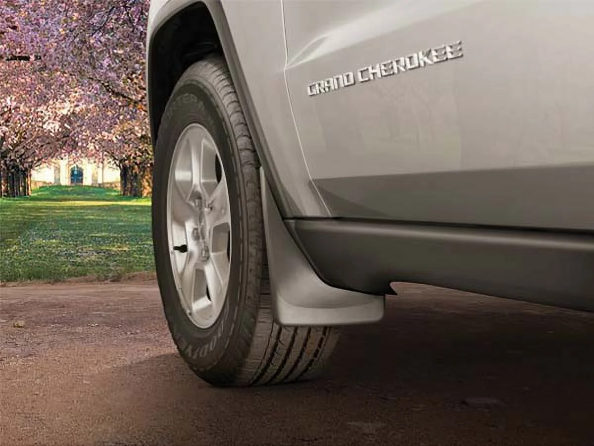 WeatherTech Custom No Drill Splash Guard MudFlaps compatible with Jeep Wrangler 4-Door, Wrangler Unlimited 4-Door, Wrangler 2-Door