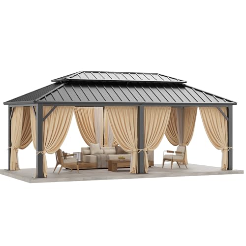 Hoteel 6x8ft Hardtop Grill Gazebo