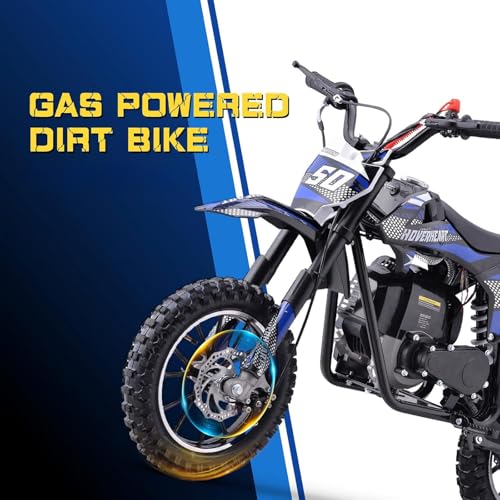 Superrio 49CC 2-Stroke Gas Power Mini Dirt Bike Dirt Off Road Motorcycle (Red)