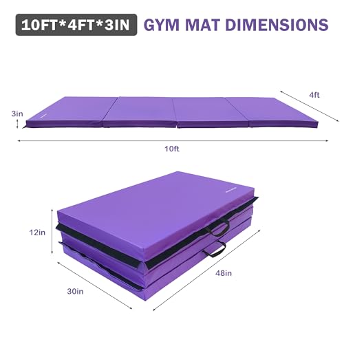 Extra Thick Folding Exercise Gymnastics Mat