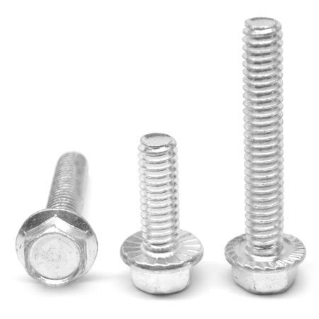 3/8 inch-16 x 2 1/2 inch (FT) Coarse Thread Grade 5 Hex Flange Screw with Serration Medium Carbon Steel Zinc Plated Pk 50, Men's
