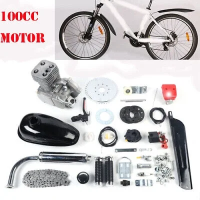 100cc Bicycle Engine Kit 2-Stroke Gas Motorized Motor Bike Modified Set for Bike - Radiant Selections
