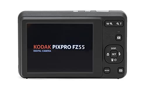 Kodak PIXPRO FZ55, 16MP 28mm Wide-Angle Digital Camera (Red) + Accessories Bundle