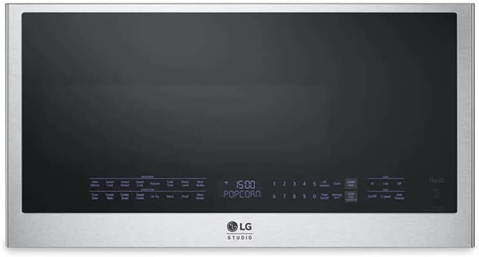 LG Studio MHES1738F 1.7 Cu. Ft. Stainless Over-the-Range Convection Microwave Oven