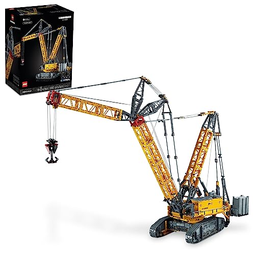 LEGO Technic Liebherr Crawler Crane LR 13000 42146 Advanced Building Kit for Adults, Build and Display a Rewarding Project