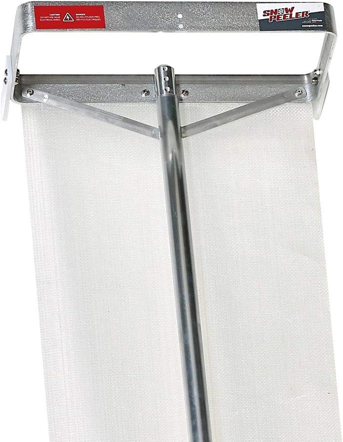 SNOWPEELER Roof Snow Removal Tool - 20 ft. Reach Aluminium Roof Shovel - Heavy Duty - Easily Remove Hard to Reach Snow
