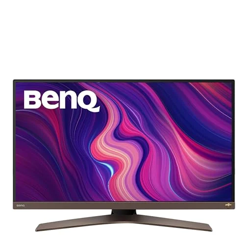 BenQ EW2880U Premium Monitor 28" 4K UHD w/ Remote Control | IPS | HDRi | P3 Color | Eye-Care Tech | Anti-Glare | Height