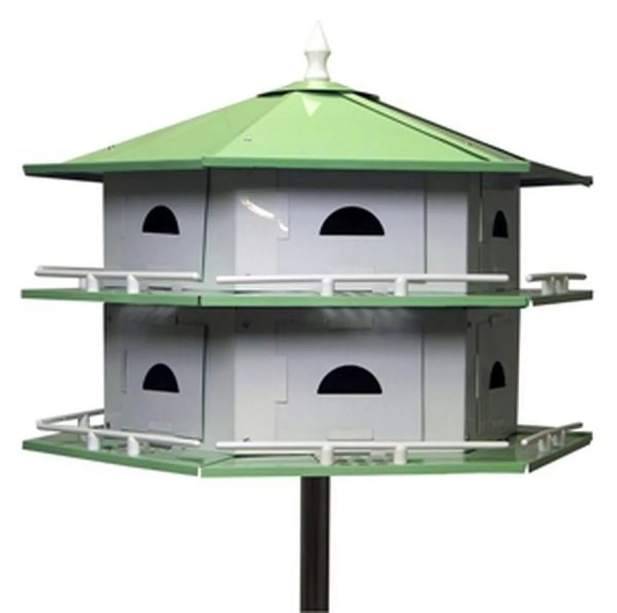Heath Outdoor Products AH-12SR Deluxe Starling Resistant Aluminum Purple Martin House - 12 Room - Curated Treasures Market