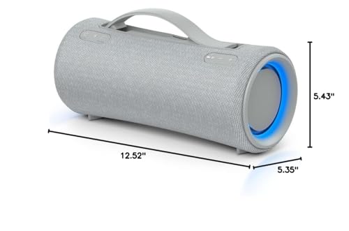 Sony SRS-XG300 X-Series Wireless Portable-Bluetooth Party-Speaker IP67 Waterproof and Dustproof with 25 Hour-Battery and Retractable Handle