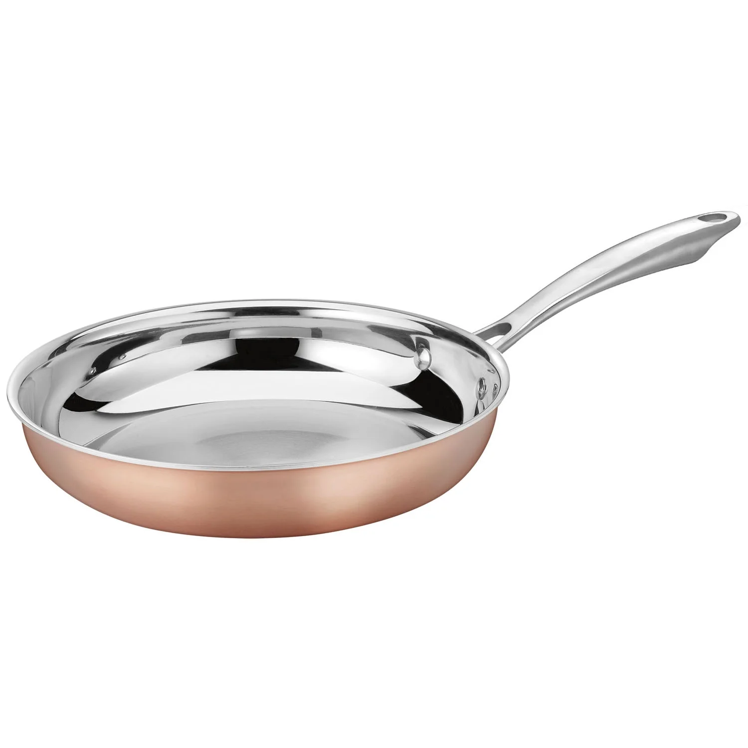 Cuisinart Copper Tri-Ply Stainless Steel 11-Piece Cookware Set CTPG-11PC