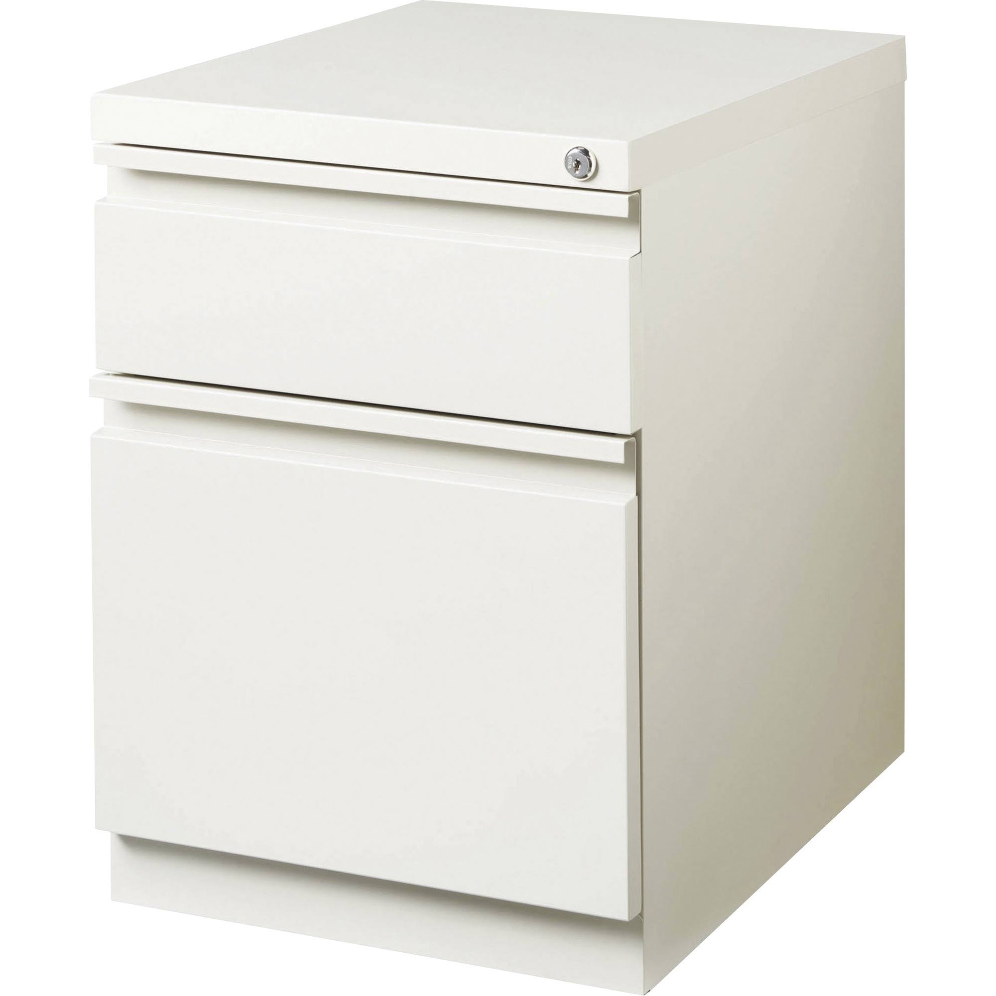 Lorell 20x22 2-Drawer Box/File Steel Mobile Pedestal