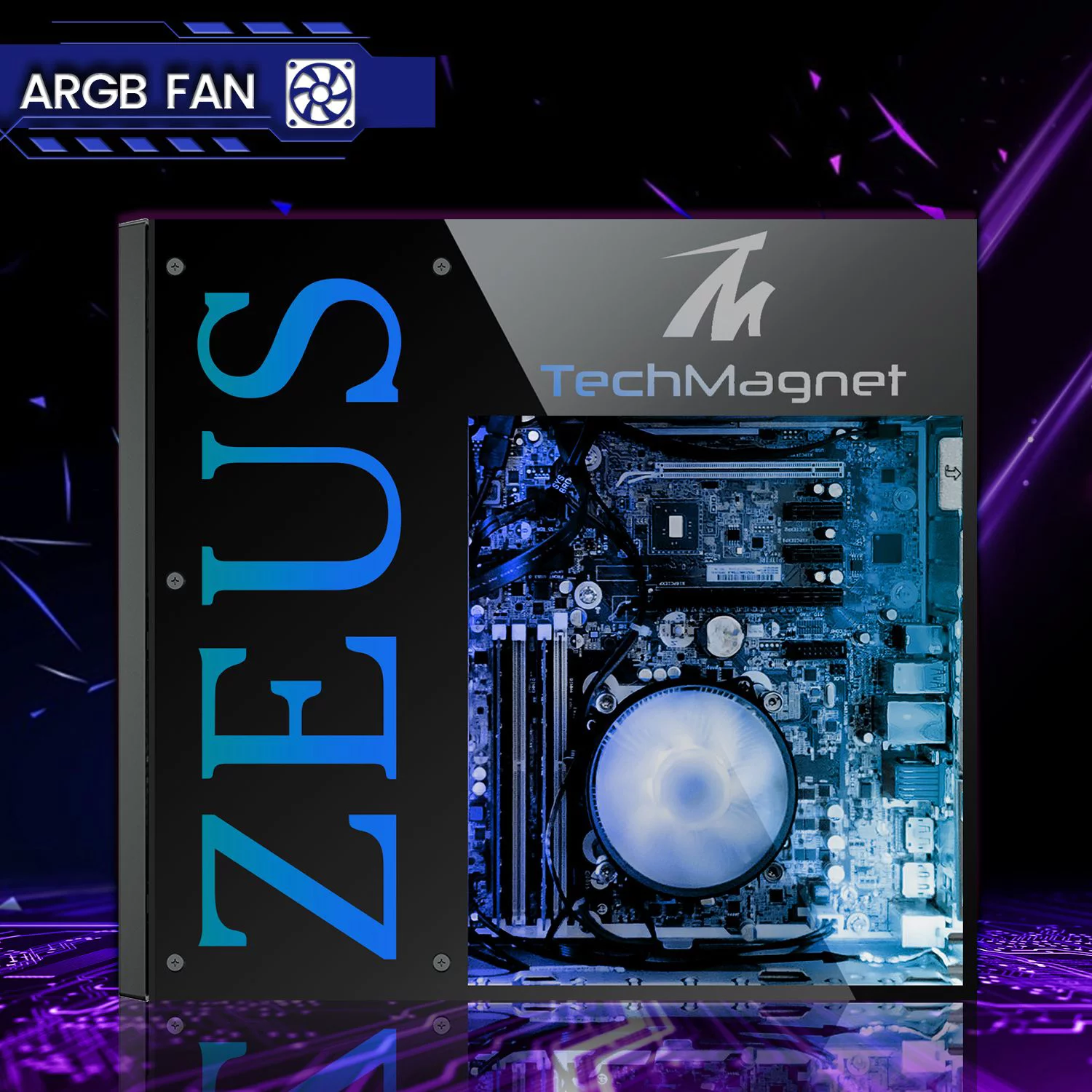 Restored Gaming Desktop PC, Intel i7 6th Gen, TechMagnet Zeus Pro 6, GT 1030, 32GB RAM ARGB, 1TB SSD + 4TB HDD, 27 Inch 165hz Gaming Monitor