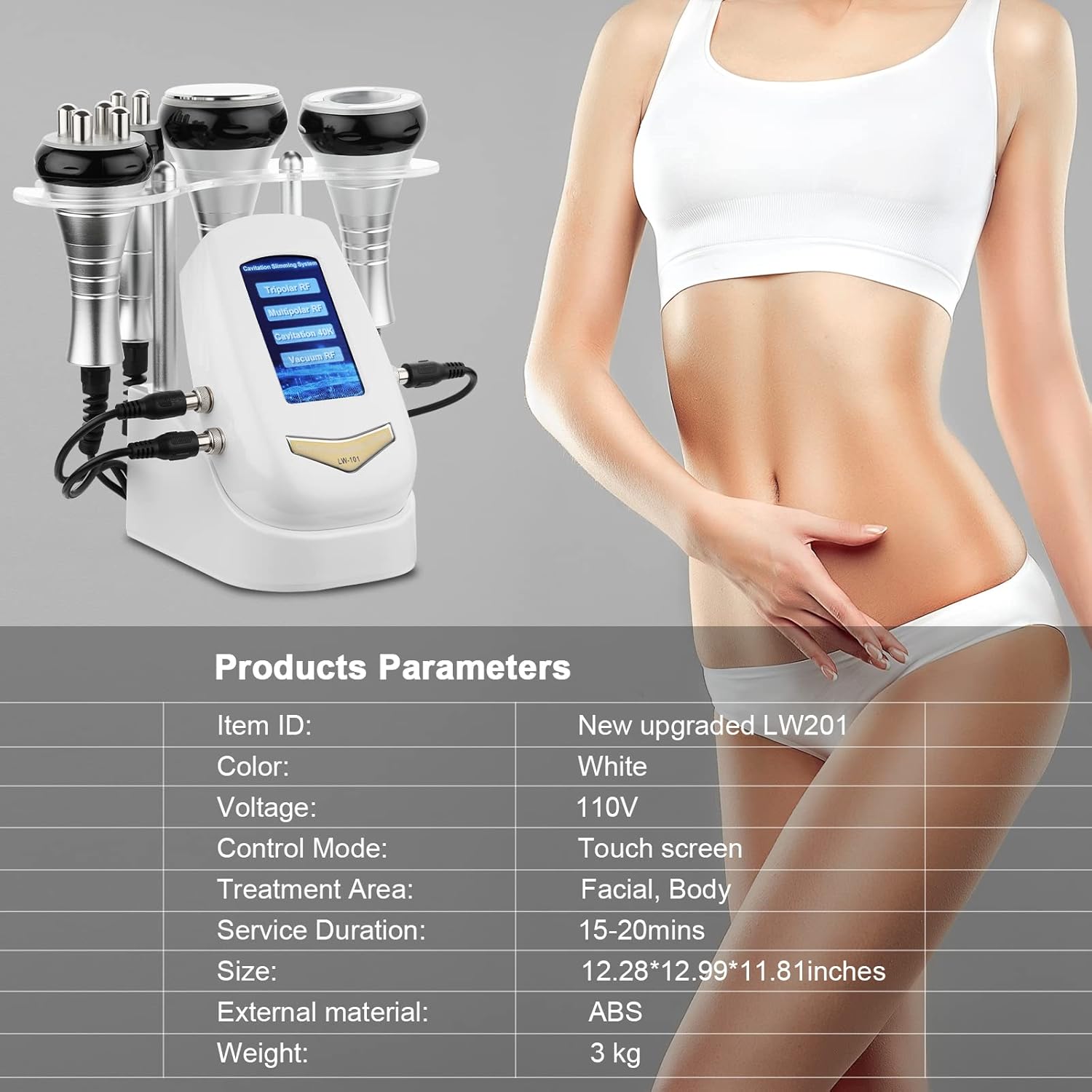 Body Machine, Beauty Machine, Face Body Beauty Home Salon Spa Skin Care Massager 110V