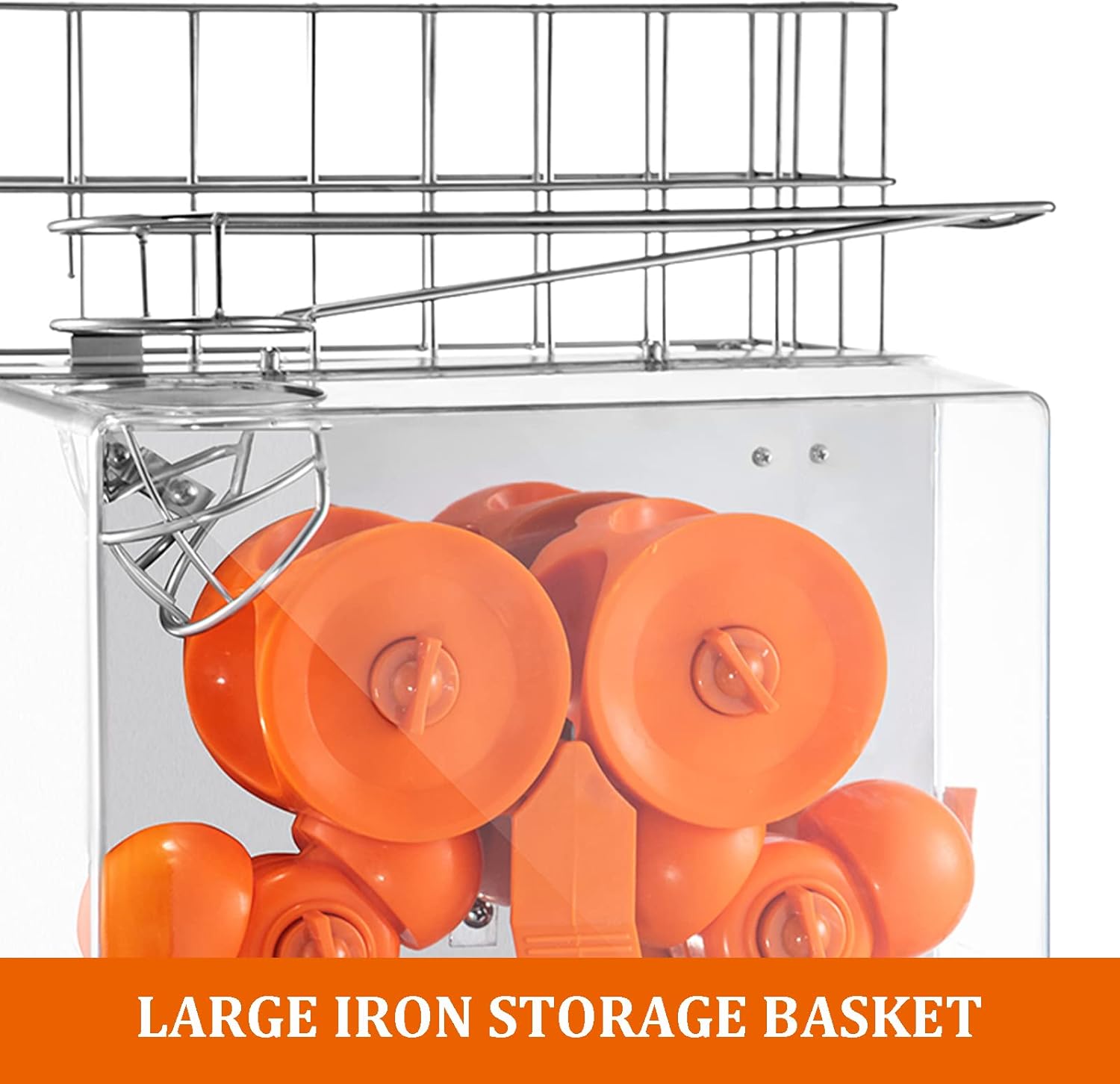 Commercial 304 Stainless Steel Juicer Machine,120W Lemon Squeezer Citrus Juicer,High Efficiency 20 Oranges/Min
