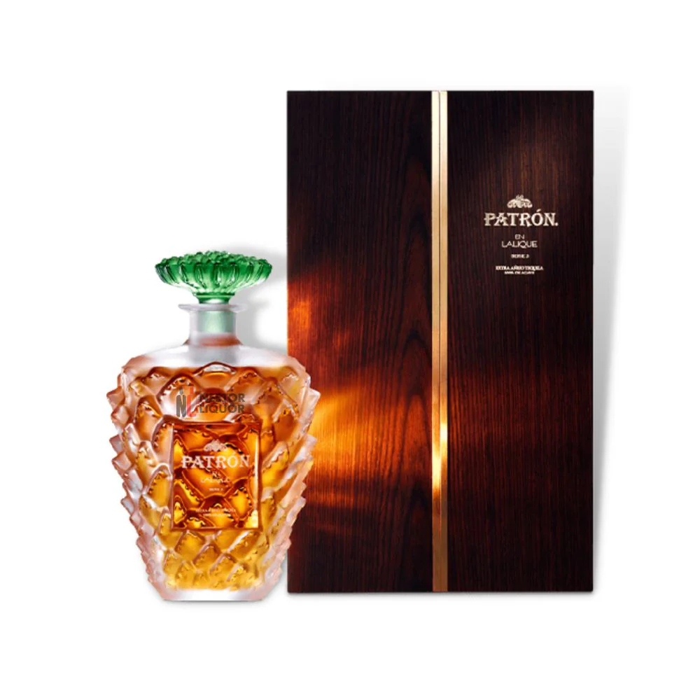 Patron Tequila Extra Anejo En Lalique Serie 3 750ml - Nestor Liquor