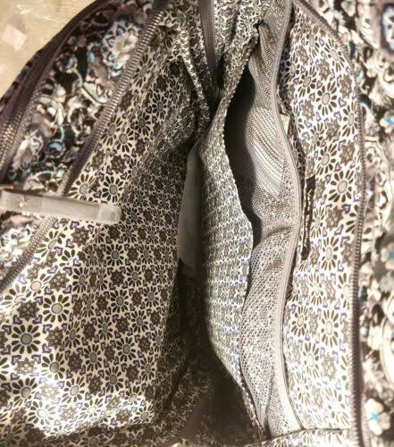 Vera Bradley Iconic XL Campus Backpack, Gray