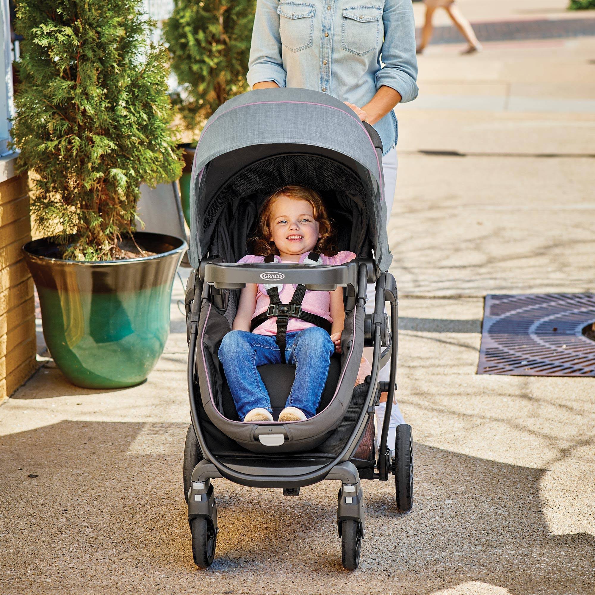 Graco Modes Bassinet Baby Stroller u0026 Infant Car Seat Travel System, Carlee Pink