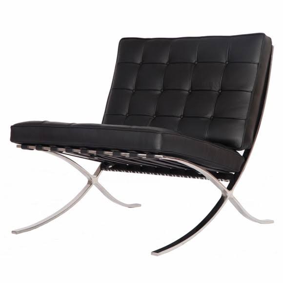 Barcelona Chair Replica Black