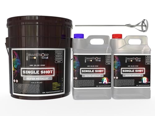 BP Resins: Single Shot |100% Solids Epoxy Resin Kit (3 Gallon) Solvent-Less, Two Component Gloss Coat Finish- Low VOC! Industrial Use, Garages