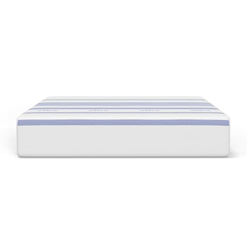 Vibe Gel Memory Foam Mattress, 12-Inch CertiPUR-US Certified Bed-in-a-Box, Queen, White